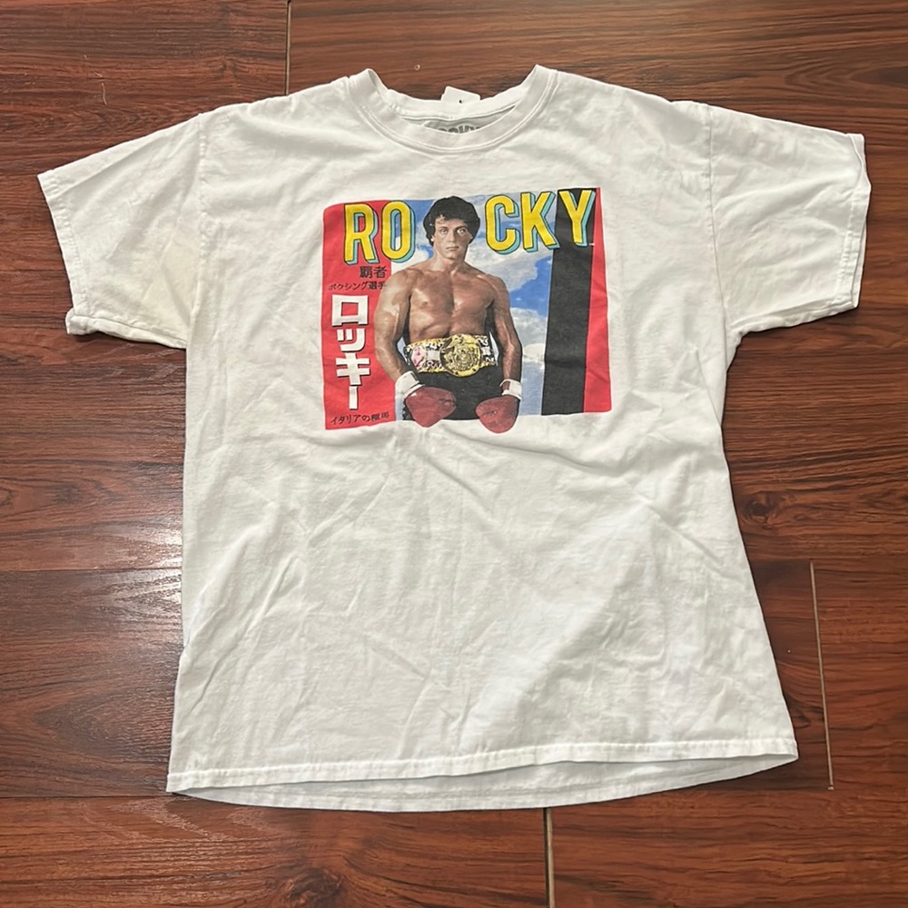 Rocky balboa white t-shirt (great condition)